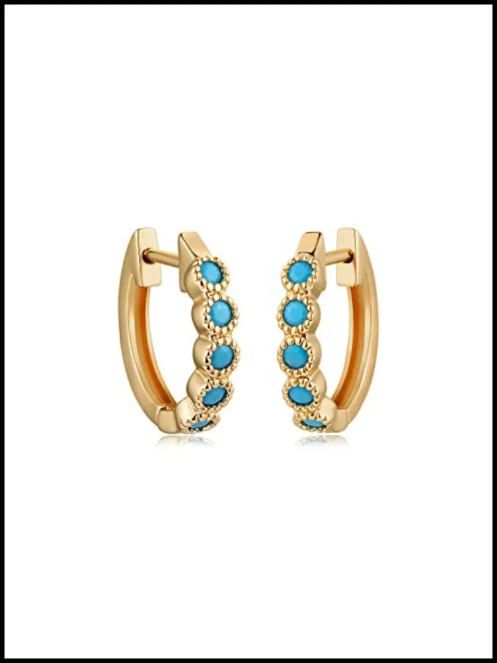 14K Gold Plated Hypoallergenic Huggie Hoop Earrings Simple Everyday Jewelry
